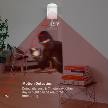 Tuya ZigBee 3.0 PIR Έξυπνος αισθητήρας ανθρώπινου σώματος Ασύρματο σύστημα συναγερμού ασφαλείας ανιχνευτή κίνησης για Alexa Google Home Gateway