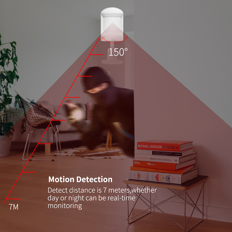 Tuya ZigBee 3.0 PIR Senzor inteligent pentru corpul uman Detector de mișcare fără fir Sistem de alarmă de securitate pentru Alexa Google Home Gateway