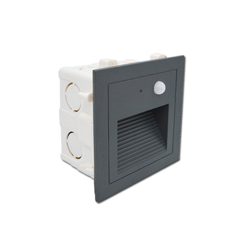 86 cutie Încastrat Senzor PIR automat Scară Led Lumină Pas dormitor Perete Led Lumină interioară Led scară Iluminat