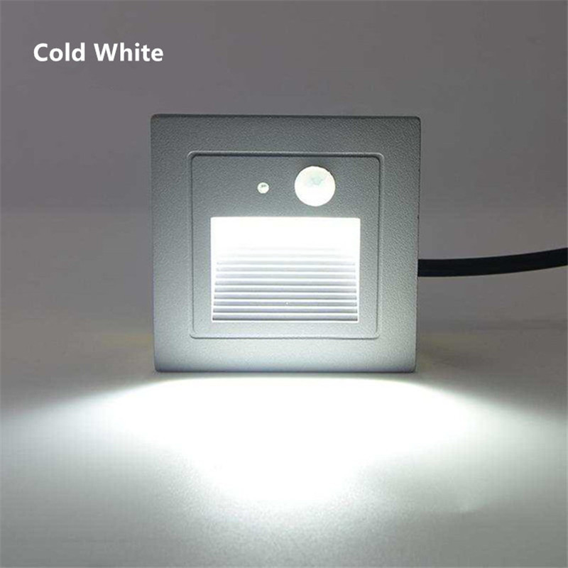 86 cutie Încastrat Senzor PIR automat Scară Led Lumină Pas dormitor Perete Led Lumină interioară Led scară Iluminat