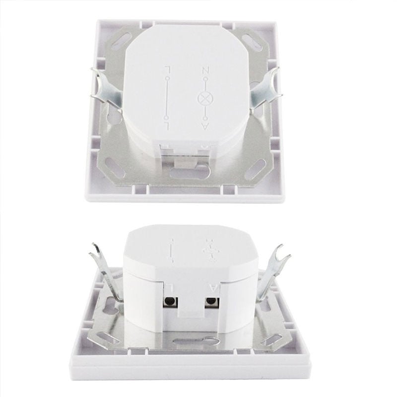 Inimkeha infrapuna-induktsioonlüliti 220-240V/AC koduvalgustuse lüliti Automaatne sisse/välja Pürolüüsiandur Seina sisseehitatud paneelandur