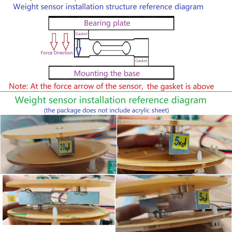 PLC konfigurációs szoftver DC 5V 12V RS485 UART Modbus RTU HX711 nyomás-súly érzékelő elektronikus mérleg modul