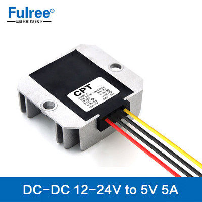 12V 24V - 5V 5A 25W 10A 50W DC-DC Step Down Buck Converter 12Vdc 24Vdc - 5Vdc 5AMP 10AMP Taxi autó LED kijelző tápegység