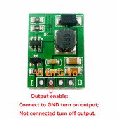 Step-Up Boost Converter Feszültségszabályzó tápegység modul kártya be-/kikapcsolás DC-Dc 3V 3.3V 3.7V 4.2V 5V - 5V 6V 9V 12V
