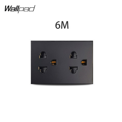 Sklenený panel pre domácich majstrov, EÚ, Francúzsko, USA, Taliansko, zásuvka, satelitná TV, dáta, USB, nástenná zásuvka, 18*75 mm, 153*75 mm, 191*75 mm panel