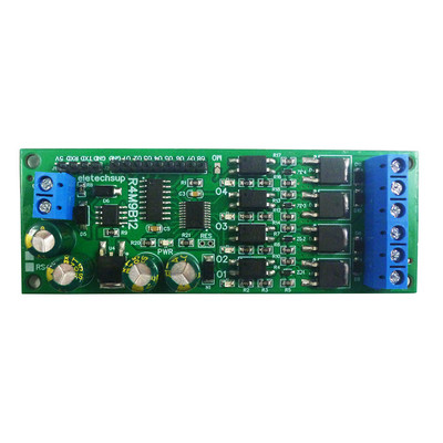 DC 12V 24V RS485 Multifunction Relay Module 4CH MOS transistor & 8CH TTL Level Output Board Modbus RTU & AT Command