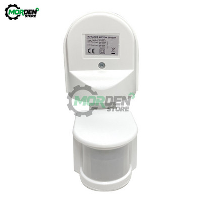 Senzor de mișcare cu LED AC 110-240V Detector de mișcare PIR cu infraroșu automat Cronometru montat pe perete Senzor de tensiune în aer liber Comutator de lumină