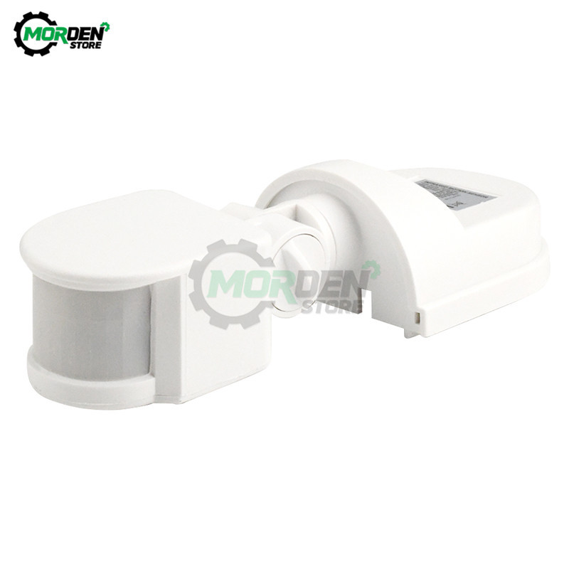 Senzor de mișcare cu LED AC 110-240V Detector de mișcare PIR cu infraroșu automat Cronometru montat pe perete Senzor de tensiune în aer liber Comutator de lumină