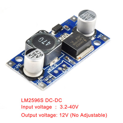 10 buc DC-DC Step Down Buck Converter Modul LM2596 3.2V-40V la 1.25V-35V Regulator de tensiune de putere reglabil Transformator descendente