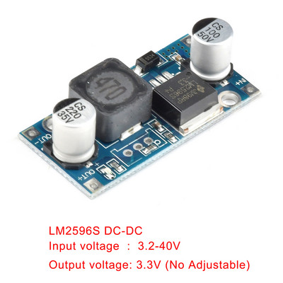 10 buc DC-DC Step Down Buck Converter Modul LM2596 3.2V-40V la 1.25V-35V Regulator de tensiune de putere reglabil Transformator descendente