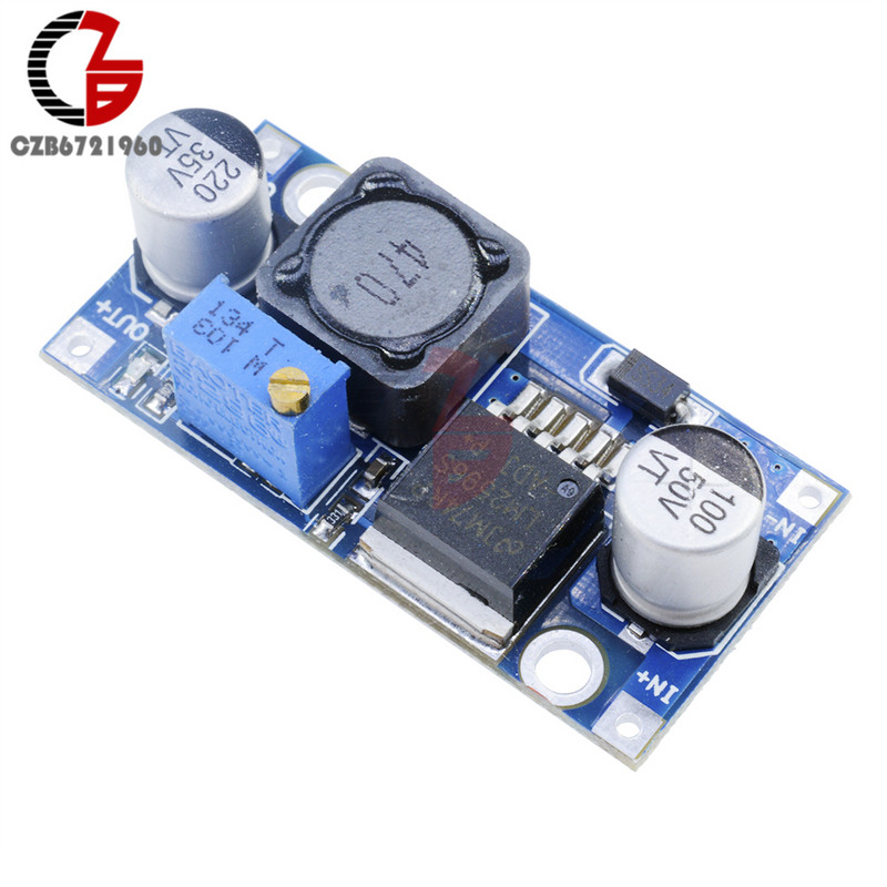 10 buc DC-DC Step Down Buck Converter Modul LM2596 3.2V-40V la 1.25V-35V Regulator de tensiune de putere reglabil Transformator descendente