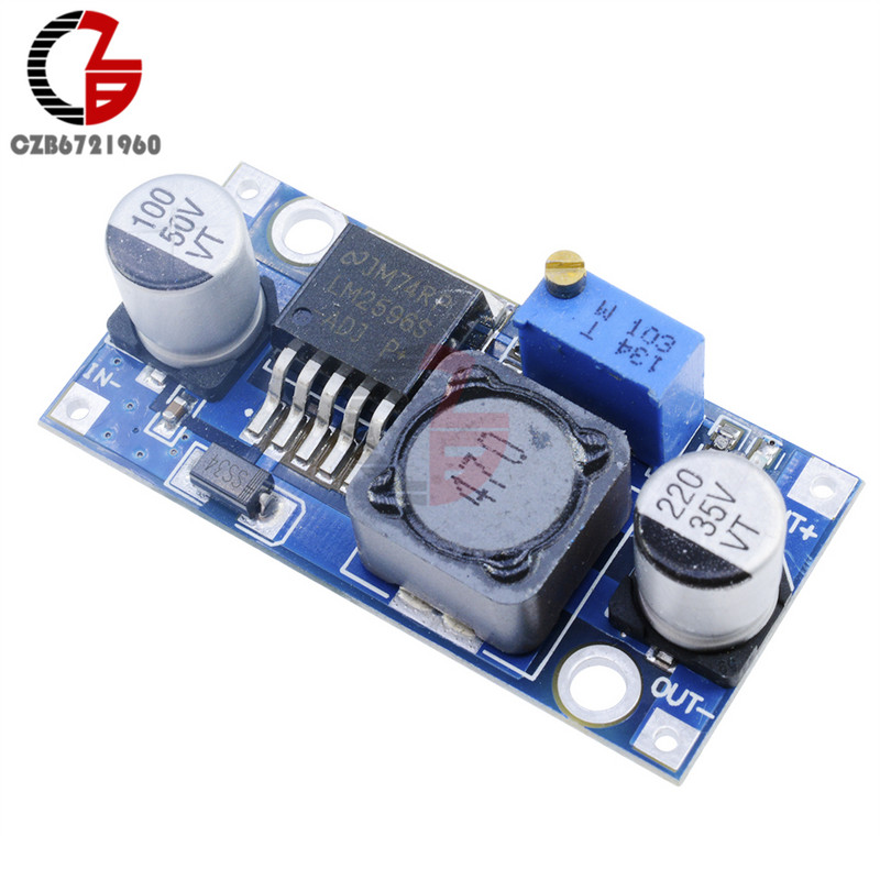 10 buc DC-DC Step Down Buck Converter Modul LM2596 3.2V-40V la 1.25V-35V Regulator de tensiune de putere reglabil Transformator descendente