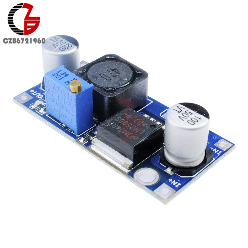 10 buc DC-DC Step Down Buck Converter Modul LM2596 3.2V-40V la 1.25V-35V Regulator de tensiune de putere reglabil Transformator descendente