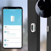 Tuya Zigbee intelligens ajtó ablak érzékelő riasztó vezeték nélküli újratölthető távfelügyelet ajtó állapot érzékelő Smart Life Smart Home