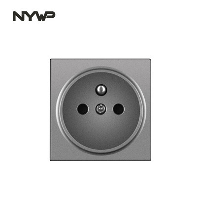 NYWP nástenný montážny modul DIY európsky štandard PC sivý panel zásuvka spínač tlačidlo funkcia bezplatná kombinácia