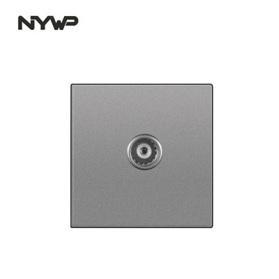 NYWP nástenný montážny modul DIY európsky štandard PC sivý panel zásuvka spínač tlačidlo funkcia bezplatná kombinácia