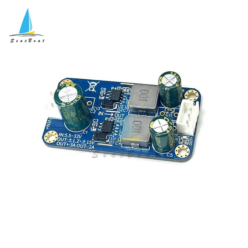 30W +- 1.2V 3.3V 5V 9V 12V 15V Sursă de alimentare cu ieșire duală pozitivă și negativă DC DC Step-down Buck Converter Modul DC 5,5-32V