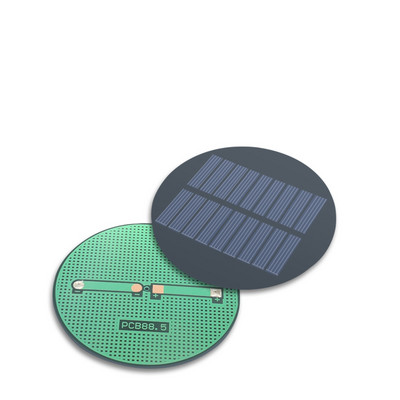 Kerek 150 mm-es napelem panel 5V 6V 12V mini kis PET forma akkumulátoros telefontöltő világító lámpa epoxi tábla polikristályos