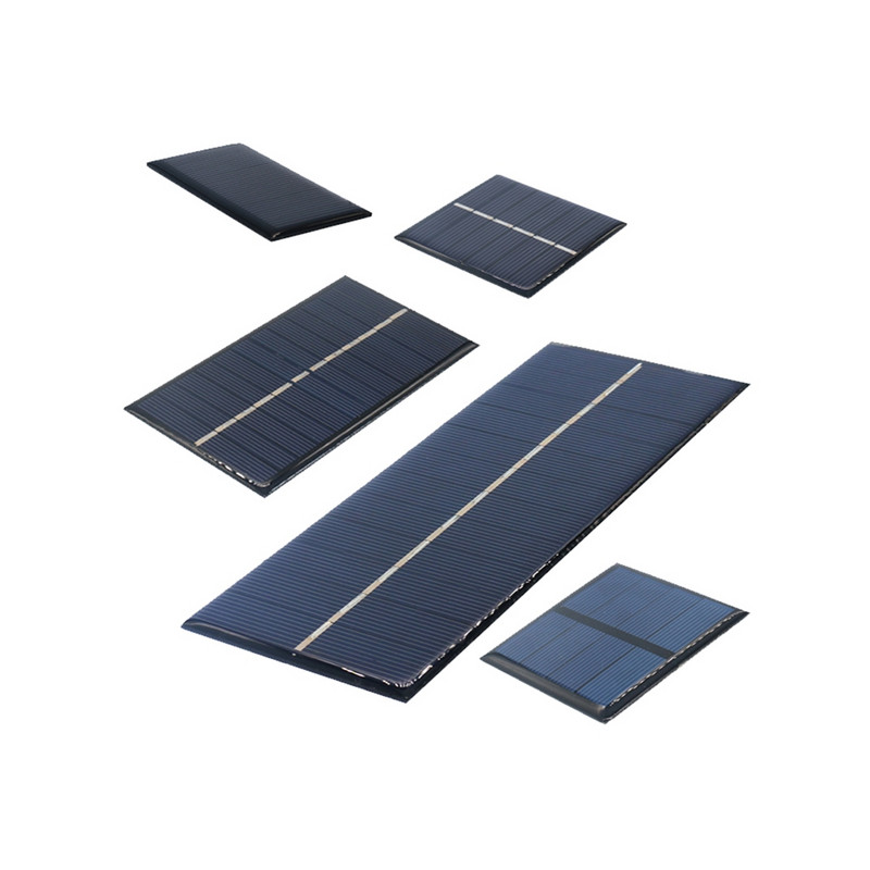 Kerek 150 mm-es napelem panel 5V 6V 12V mini kis PET forma akkumulátoros telefontöltő világító lámpa epoxi tábla polikristályos