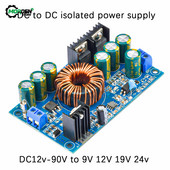 Egyenáramú-egyenáramú leválasztású, lecsökkentő tápegység 12V-90V-tól 9V-ig 12V 19V 24V 4A tápmodul inverter és átalakító elektromos szerszámokhoz