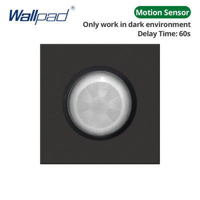 Wallpad Panou din sticlă neagră Comutator de lumină de perete Tasta funcție Doar DIY Combinație gratuită 52*52mm 1 2 3 4 5 Cadru multiplu