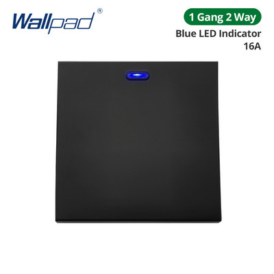 Wallpad Panou din sticlă neagră Comutator de lumină de perete Tasta funcție Doar DIY Combinație gratuită 52*52mm 1 2 3 4 5 Cadru multiplu