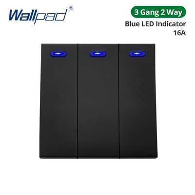 Wallpad Panou din sticlă neagră Comutator de lumină de perete Tasta funcție Doar DIY Combinație gratuită 52*52mm 1 2 3 4 5 Cadru multiplu