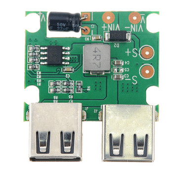 1PCS 5V 3A слънчеви панели с двойна USB глава Контролер на напрежението Регулатор DC към DC преобразувател 5V-20V вход 5VDC