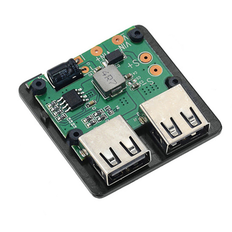 1 tk 5 V 3A kahe USB peaga päikesepaneelid pingekontrolleri regulaator DC alalisvoolu muundur 5 V-20 V sisend 5 V DC