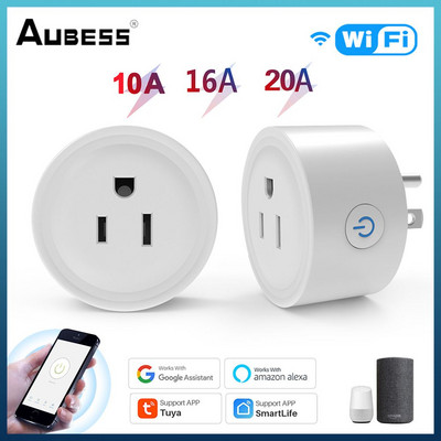 10A16A 20A Tuya Wifi USA pistik DIY nutikas kodu ajastus toitepesa Nutikas rakendus juhtmevaba juhtväljund hääl Alexa Google Home kaudu