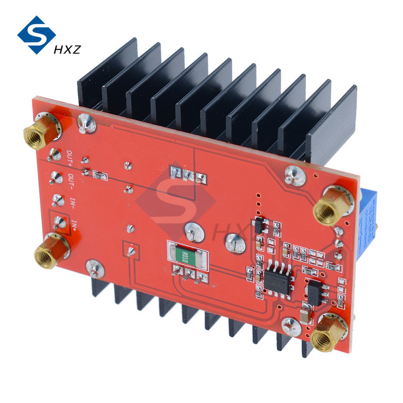 DC-DC autós noteszgép mobil tápegység, állítható, lépésenkénti átalakító kártya 120 W-os erősítő modul, nagy kapacitású 63 V 100 W 100 V