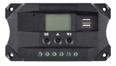 Saules uzlādes kontrolieris 12v 24v saules paneļa akumulatora regulators 10A 20A 30A 40A saules baterijas kontrolieris Dual USB 5V LCD displejs