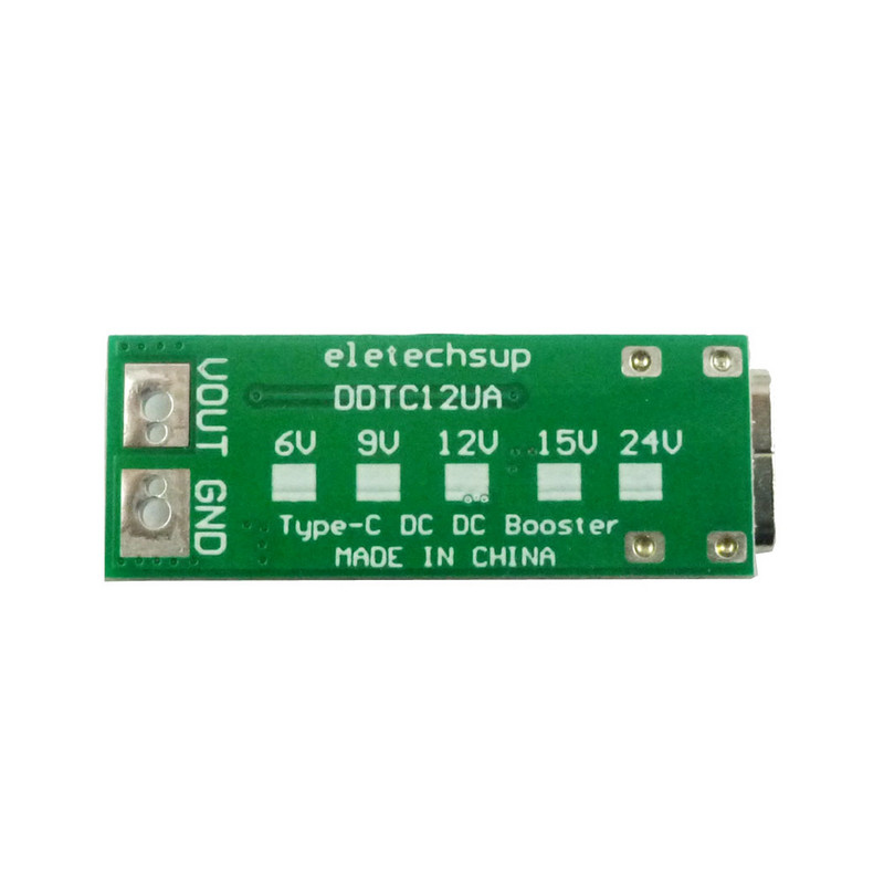 9W mini Type-C USB DC 5V la 6V 9V 12V 15V 24V DC DC Boost Step-up Converter PWM PFM Modul de reglare de tensiune