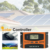 30A 40A 50A 60A MPPT Controler de încărcare solară 12V 24V Controler automat panou solar Baterie Controler dublu USB Ecran LCD