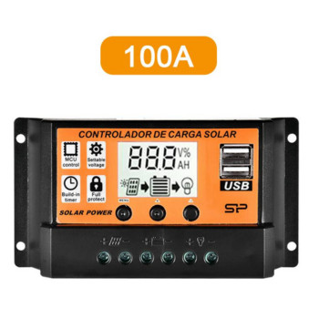 100A Οθόνη Solar Controller MPPT Controller Auto Solar Panel Ελεγκτής φόρτισης μπαταρίας Ρυθμιστής τάσης