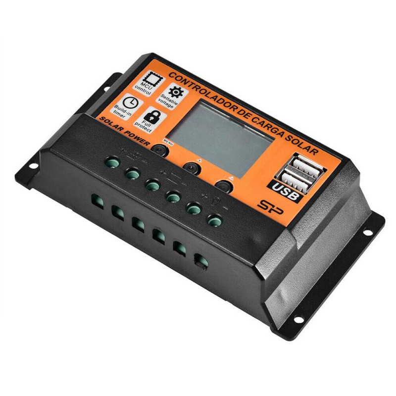 100A ekraan päikeseenergia kontroller MPPT kontroller automaatne päikesepaneeli aku laadimiskontroller pingeregulaator