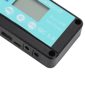 MPPT Solar Charge Controller Πολλαπλής Προστασίας Solar Solar QC3.0 Controller με οθόνη LCD