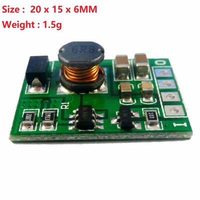 S povolením ZAP/VYP DC-DC 3V 3,3V 3,7V 4,2V 5V až 5V 6V 9V 12V Step-up Boost Converter Napätie Regulácia Napájací modul Doska