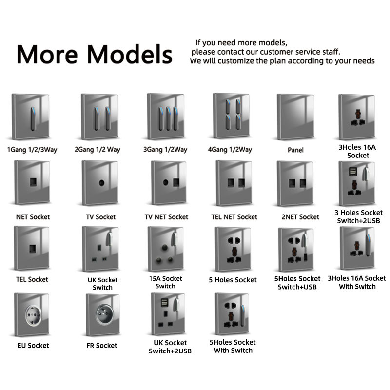 Avoir elektromos aljzatok fali csatlakozóaljzat arany szürke fehér fekete kristályüveg panel EU francia szabványos tápcsatlakozó 86 típus 220 V
