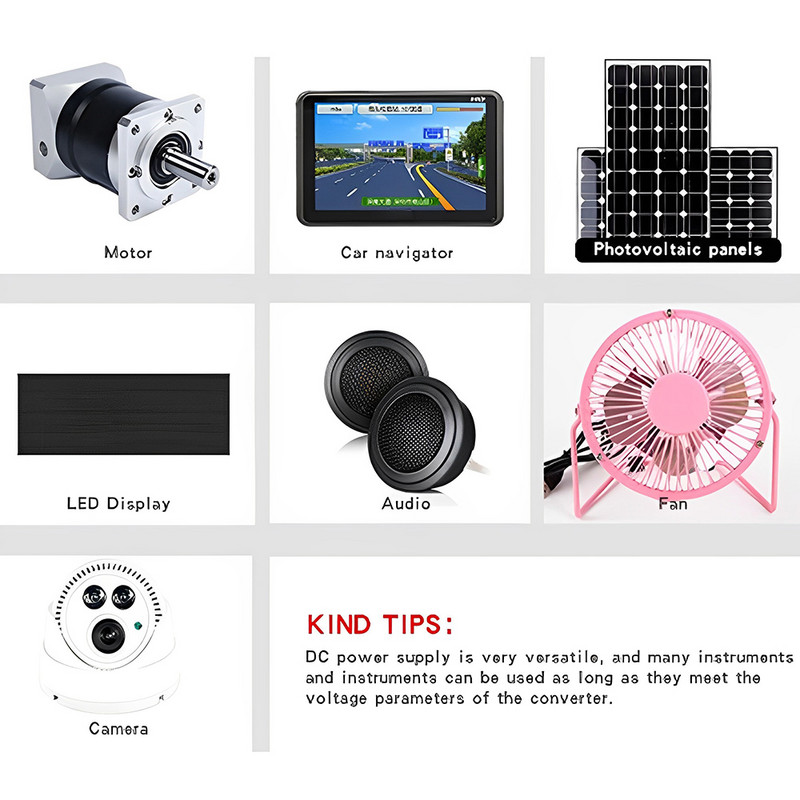 12 V kuni 3,3 V–9 V 2,5 A veekindel automaatne kaitse, auto võimsus LED-voolu stabilisaator, 12 V kuni 3,3 V–9 V 2,5 A