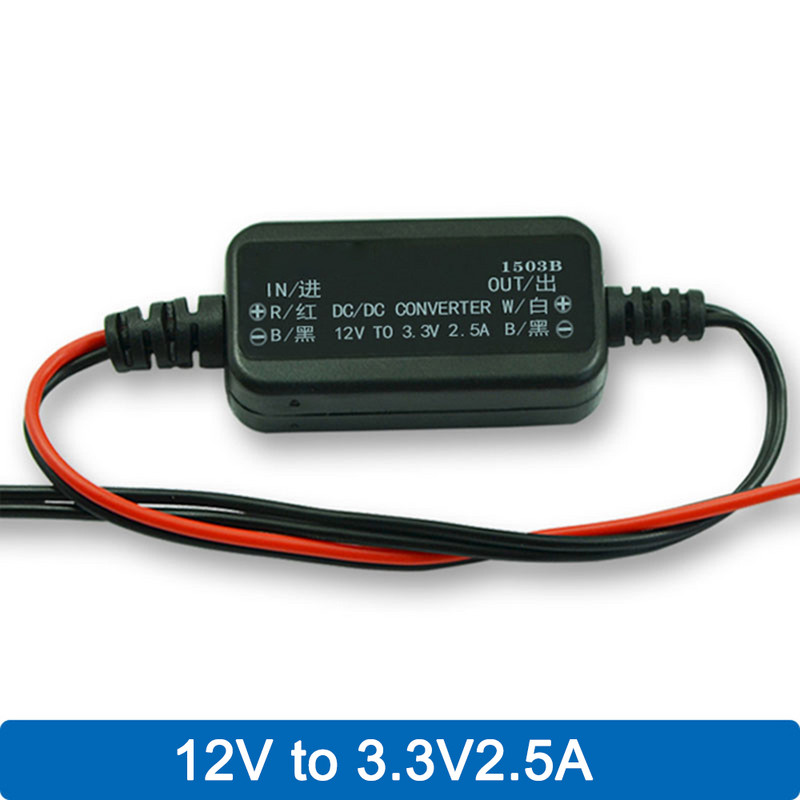 12 V kuni 3,3 V–9 V 2,5 A veekindel automaatne kaitse, auto võimsus LED-voolu stabilisaator, 12 V kuni 3,3 V–9 V 2,5 A