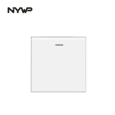 Nástenný modul NYWP pre domácich majstrov, európsky štandard, biely panel, zásuvka, vypínač, tlačidlo, funkcia, bezplatná kombinácia