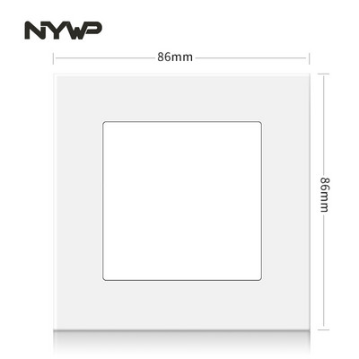 Nástenný modul NYWP pre domácich majstrov, európsky štandard, biely panel, zásuvka, vypínač, tlačidlo, funkcia, bezplatná kombinácia