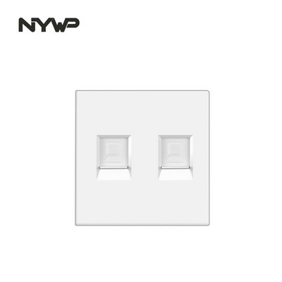 Nástenný modul NYWP pre domácich majstrov, európsky štandard, biely panel, zásuvka, vypínač, tlačidlo, funkcia, bezplatná kombinácia