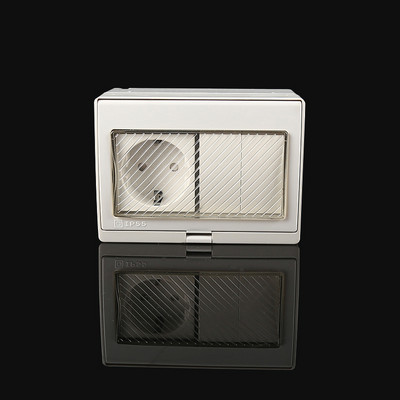 Avoir IP55 EU standard veekindel tolmukindel välise seina pistikupesa lüliti väljalaskeava ilmastikukindel pistikupesa