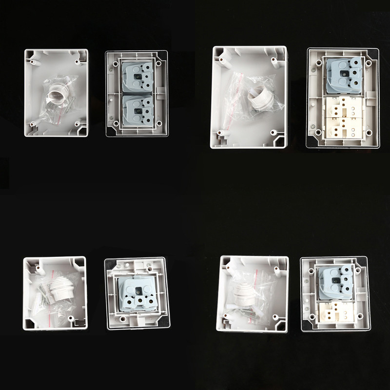 Avoir IP55 EU standard veekindel tolmukindel välise seina pistikupesa lüliti väljalaskeava ilmastikukindel pistikupesa