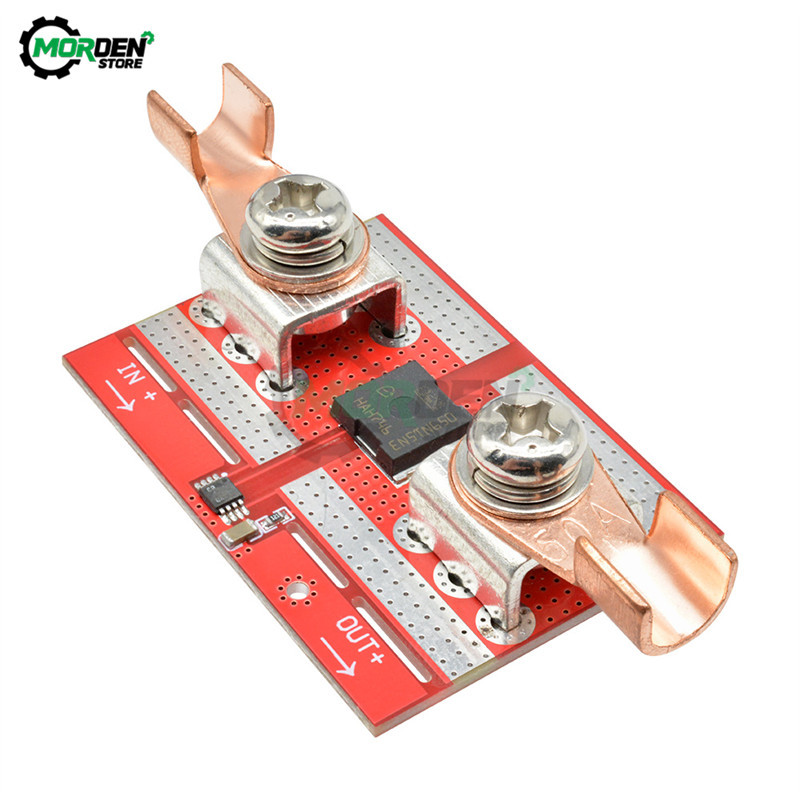 50A 12V 24V 36V ovládače Vysokonapäťový ideálny diódový ovládač Nabíjanie solárnej batérie Ochranná doska proti spätnému toku DC 9V-45V