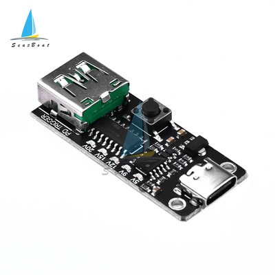 Tip C Intrare USB Curent ridicat 5A PD/QC/FCP/AFC Placă momeală Modul USB Boost 5V/9V/12V/20V 100W Declanșator de încărcare rapidă