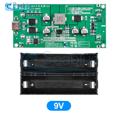 Modul de încărcare a bateriei cu litiu de tip C 15W 3A 18650 DC-DC Step Up Booster Încărcare rapidă UPS Sursă/Convertor 5V 9V 12V