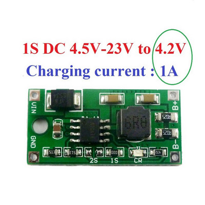 0,5A/1A/2A viacčlánkový synchrónny nabíjací modul pre Li-Ion batérie DC 5-23V až 4,2V 8,4V 12V pre dosku lítiových batérií 18650 3,7V 7,4V